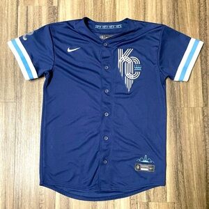 Nike Kansas City Royals MLB Size Large City Connect Jersey